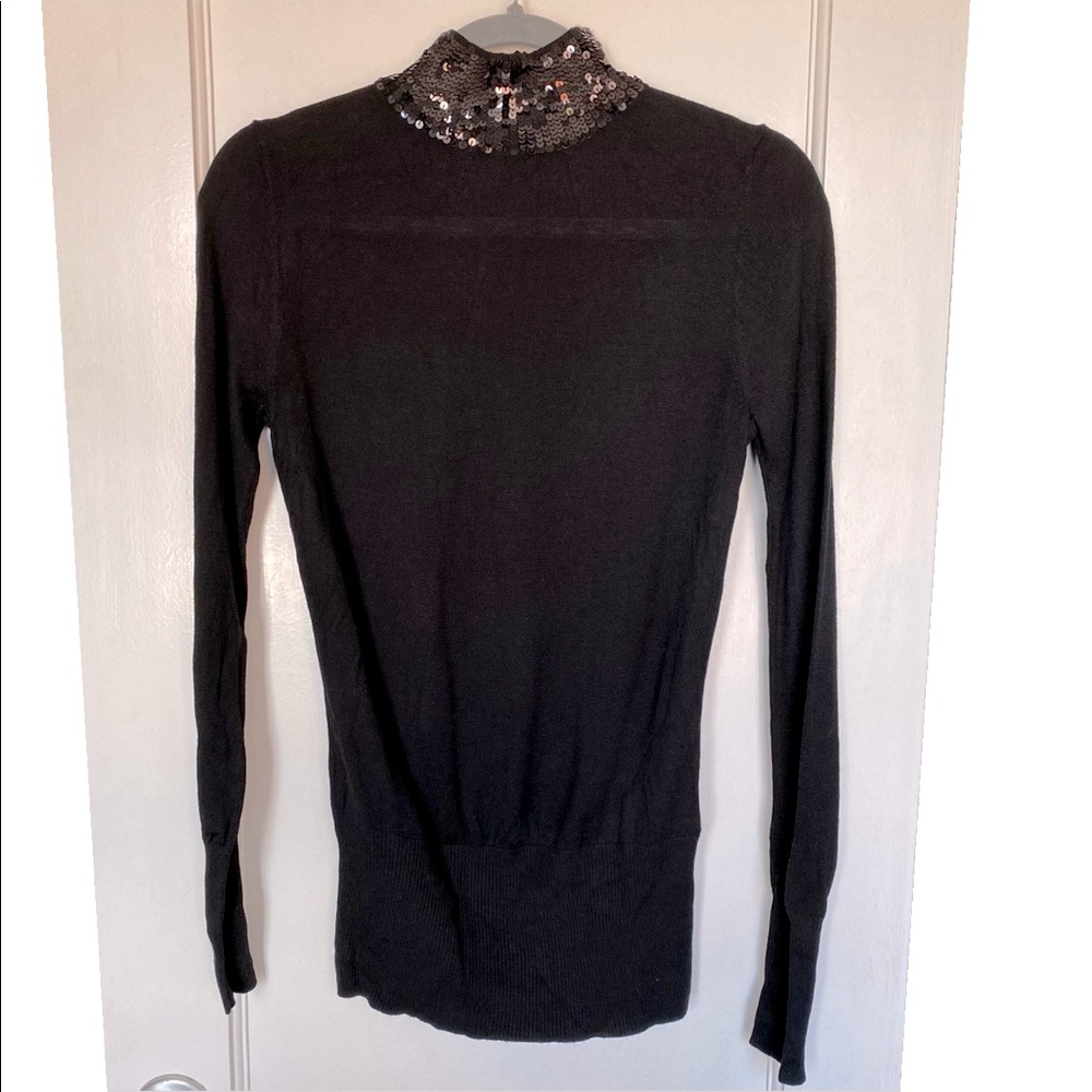 Steffen Schraut Sequin Neck Sweater